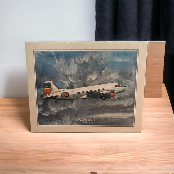 Jerome Biederman Aviation Art Print Military Plane Douglas DC-3 1935 - Picture 1 of 2